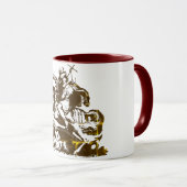 セントジョージは私達のためにドラゴンの殺害者、祈ります マグカップ (正面右)