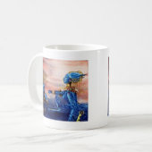セントジョージアンドエイリアンドラゴン コーヒーマグカップ (正面左)