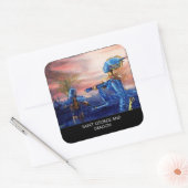 セントジョージアンドエイリアンドラゴン スクエアシール (封筒)