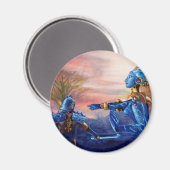 セントジョージアンドエイリアンドラゴン マグネット (正面/裏面)