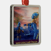 セントジョージアンドエイリアンドラゴン メタルオーナメント (右)