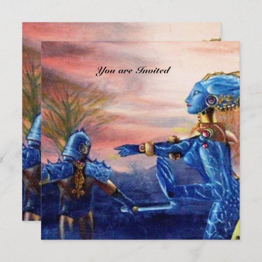 セントジョージアンドエイリアンドラゴン 招待状 (正面/裏面)