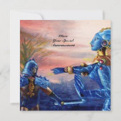 セントジョージアンドエイリアンドラゴン 招待状 (裏面)