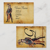 セントジョージオールドブラウンパーチメントモノグラム 名刺 (正面/裏面)