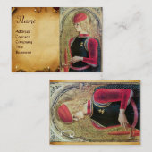 セントジョージオールドブラウンパーチメントモノグラム 名刺 (正面/裏面)