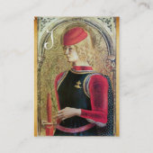 セントジョージオールドブラウンパーチメントモノグラム 名刺 (裏面)