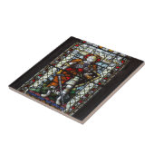 セントジョージステンドグラスウィンドウ-モノグラム タイル (側面)