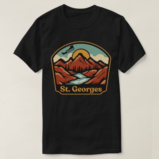 セントジョージズ, デラウェア州 Tシャツ (デザイン正面)