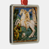 セントジョージドラゴンとプリンセス メタルオーナメント (右)