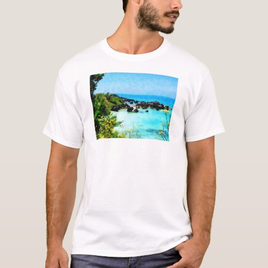 セントジョージバミューダ島のビーチ Tシャツ (正面)