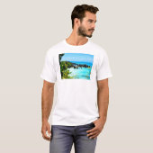 セントジョージバミューダ島のビーチ Tシャツ (正面フル)