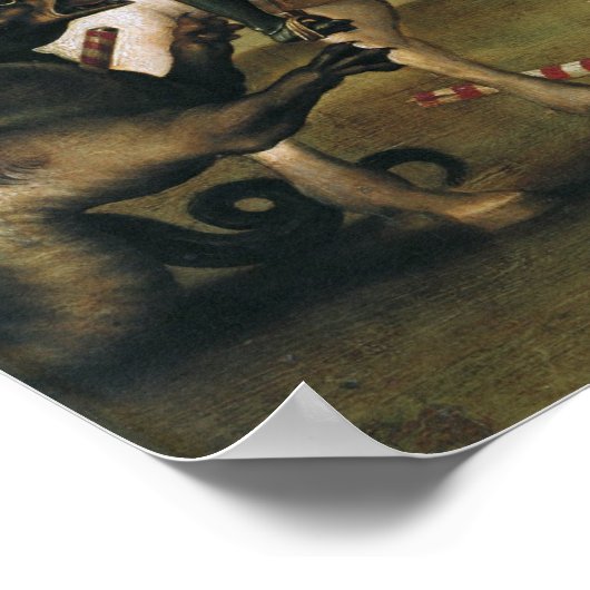 セントジョージファイティングドラゴンラファエルファインアート ポスター (角)