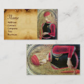 セントジョージポートレートオールドブラウンパーチメント 名刺 (正面/裏面)