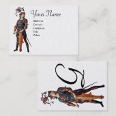 セントジョージモノグラムシルバープラチナ紙 名刺 (正面/裏面)