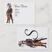 セントジョージモノグラムホワイトパールラグジュアリー 名刺 (正面/裏面)