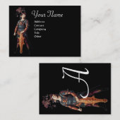 セントジョージモノグラム(ブラック) 名刺 (正面/裏面)