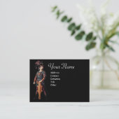 セントジョージモノグラム(ブラック) 名刺 (スタンド正面)