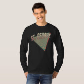 セントジョージユタスローバックヴィンテージレトロ Tシャツ (正面フル)