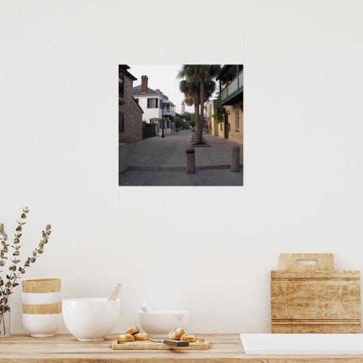 セントジョージ通り、セントオーガスティン ポスター (キッチン)