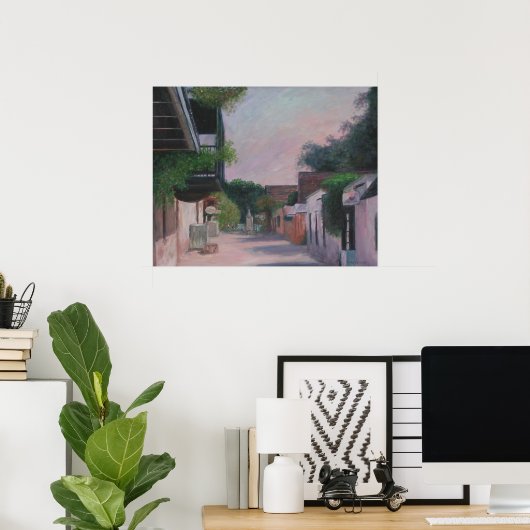 セントジョージ通り（フロリダ州セントオーガスティン） ポスター (ホームオフィス)