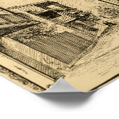 セントジョージ通り、フロリダ州セントオーガスティン ポスター (角)