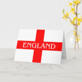 セントジョージ、イギリス、英語、英国、愛国 カード (黄色い花)