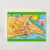 セントジョージ バミューダ ヴィンテージ ポストカード (正面/裏面)