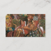 セントジョージ・プリンセス・サブラ・ダンテ・ロセッティの結婚式 名刺 (裏面)