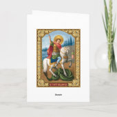 セントジョージ-挨拶状 カード (裏面)