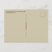 セントジョージ(SNV 13)はがき ポストカード (裏面)