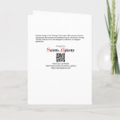 セントジョージ(SNV 13) カード (裏面)