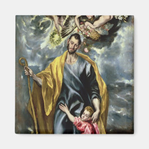 セントジョーゼフおよびキリストの子供1597-99年 マグネット