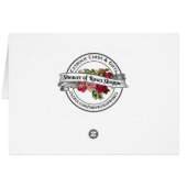 セントジョーゼフのベビーのイエス・キリストのラベンダーの花柄 (裏面横)