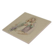 セントジョーゼフの子供のイエス・キリストの伝統的な大工 タイル (側面)