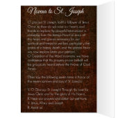 セントジョーゼフの子供のイエス・キリストの宗教祈りの言葉 (内側 (左))