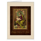 セントジョーゼフの子供のイエス・キリストの宗教祈りの言葉 (正面)