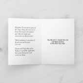 セントジョーゼフの子供のイエス・キリストの宴会日 カード (内部)