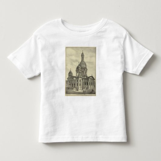 セントジョーゼフの教会 トドラーTシャツ (正面)