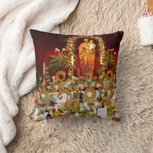 セントジョーゼフの祭壇の装飾用クッション クッション (ブランケット)