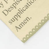 セントジョーゼフのMemorare フリースブランケット (角)