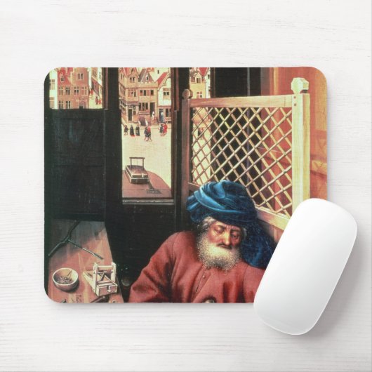 セントジョーゼフは中世大工として描写しました マウスパッド (マウス)