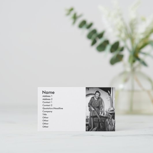 セントジョーゼフ 名刺 (スタンド正面)