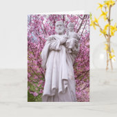 セントジョーゼフ(1900歳にわたる祈りの言葉)への祈りの言葉 カード (黄色い花)