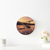 セントジョーンズ橋日没 ラウンド壁時計 (ホーム)