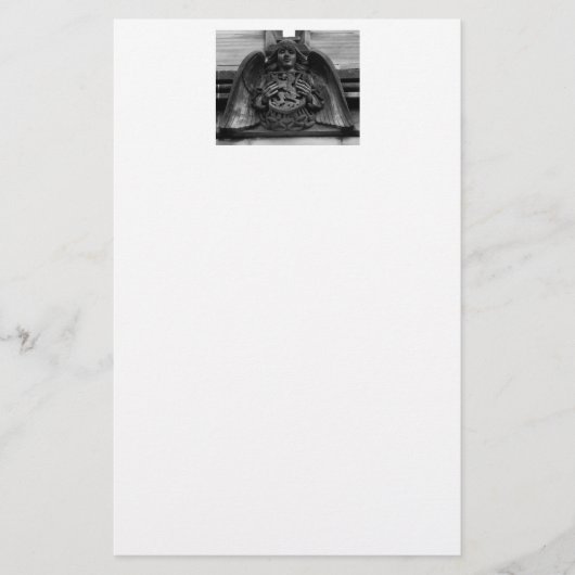 セントジレス大聖堂スコティッシュエンジェル文房具 便箋 (正面)