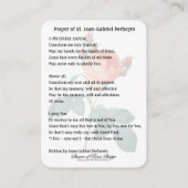 セントジーンガブリエルパーボイレカトリック祈りの言葉 プレイスカード (裏面)