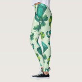 セントスタイリッシュパトリックの日グリーン レギンス (左)