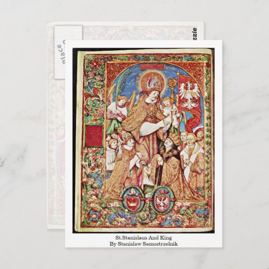 セントスタニスラウスとキングバイスタニスローサモストルゼルニク ポストカード (正面/裏面)
