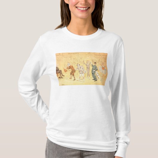 セントスチーブンのパントマイム Tシャツ (正面)