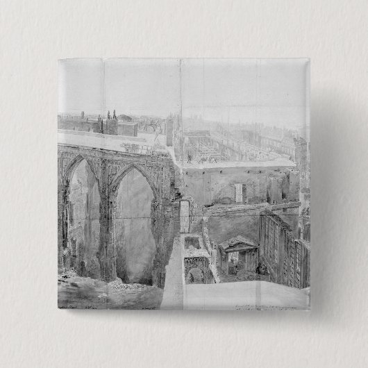 セントスチーブンの火の後の上院 缶バッジ (正面)